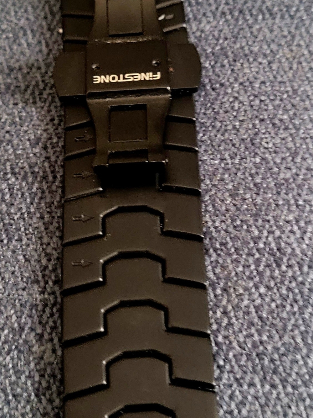 Black Metal Watch Band